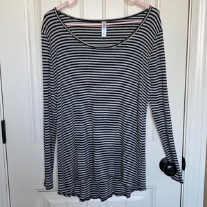 Striped, Long Sleeve Tee